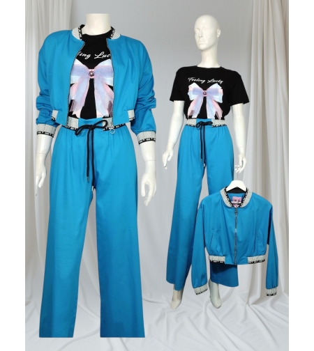 Блуза с къс ръкав