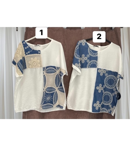 БЛУЗКА С КЪС РЪКАВ