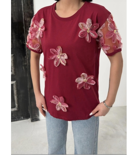 Блуза с къс ръкав 2 ЦВЯТА