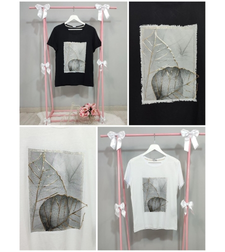 Блуза с къс ръкав