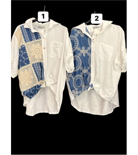 Блуза с къс ръкав