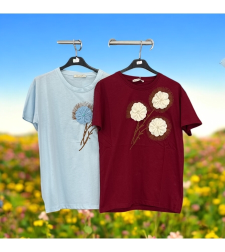 Блуза с къс ръкав