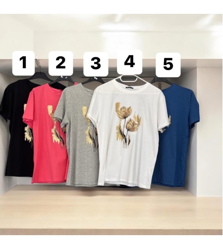 Блуза с къс ръкав