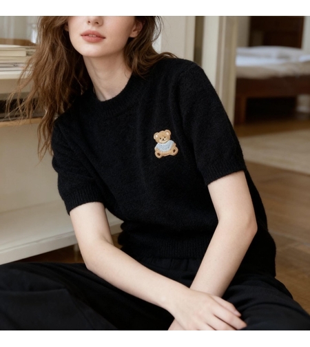 Блуза с къс ръкав