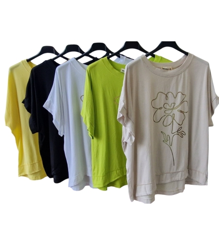 Блуза с къс ръкав Ели