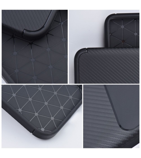 Подсилен кейс Carbon Premium за XIAOMI Redmi NOTE 9, черен