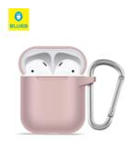 BLUEO Liquid Silicone Apple Airpods 1/2, розов