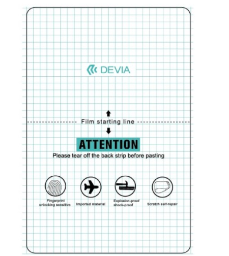 Devia Intelligent TPU soft protector front хидрогел за таблет до 12.9