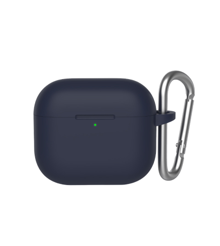 BLUEO Liquid Silicone Apple Airpods 4, тъмно син
