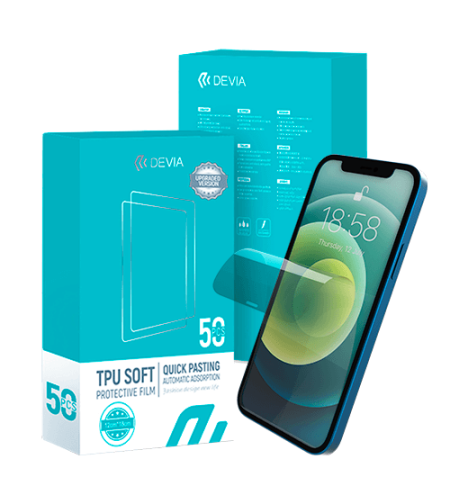 Пакет 50 броя Devia Intelligent TPU Soft Protective хидрогел (Gen2)