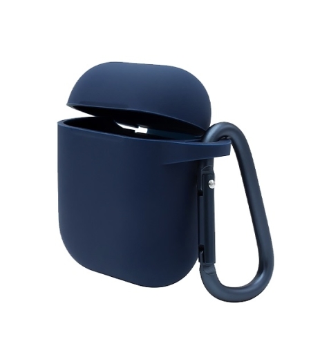 BLUEO Liquid Silicone Apple Airpods 1/2, син