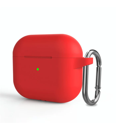 BLUEO Liquid Silicone Apple Airpods Pro, червен
