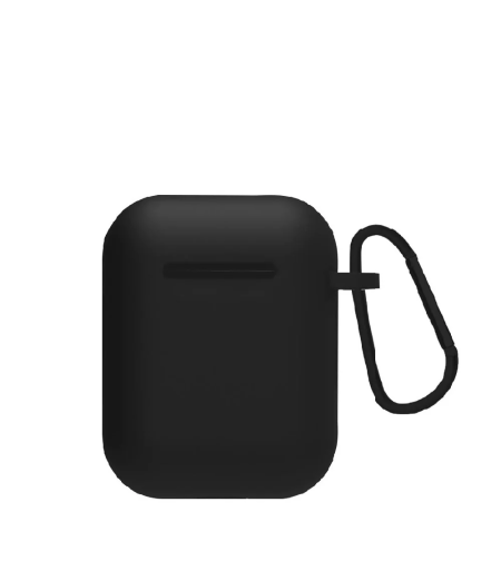 BLUEO Liquid Silicone Apple Airpods 1/2, черен