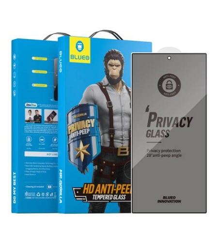 BLUEO Full Cover Anti-Peep Glass Samsung Galaxy S25 Plus