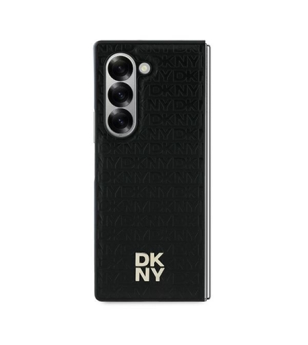 DKNY DKHMZFD6PSHRPSK Samsung Galaxy Z Fold6 F956 black Repeat Pattern Stack Logo