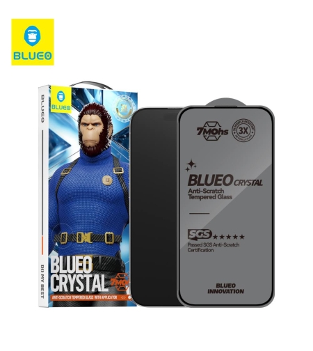BLUEO Crystal Anti-Scratch Tempered Glass iPhone 16 Pro Max