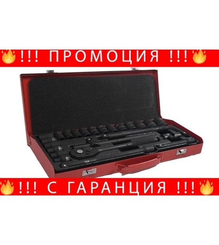 НЕМСКО Гедоре 1/2″ 24 части с Ударни Вложки FORCEKRAFT FK-4245B-5MPB + ЛЕД ФЕНЕР