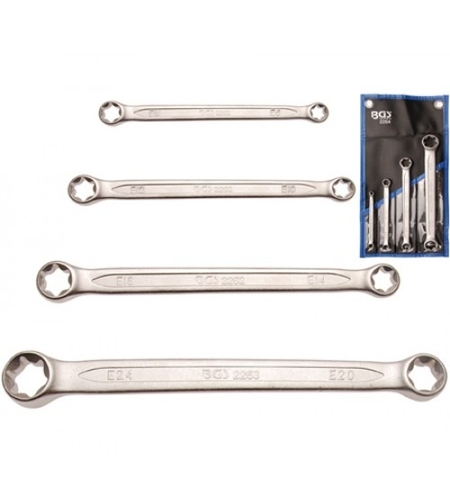 НЕМСКО Ключове звезди к-т Е6-Е24 блистер 4бр BGS + ЛЕД ФЕНЕР