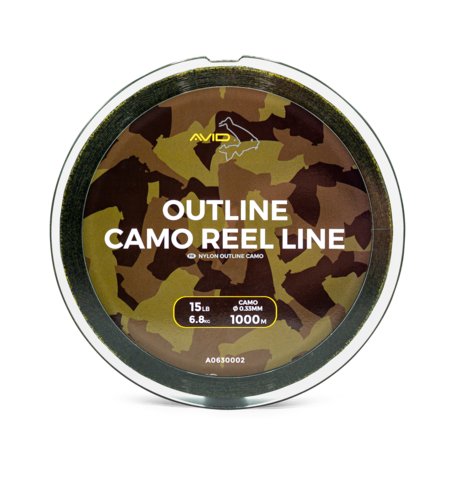 OUTLINE CAMO REEL LINE - 15LB 1000m