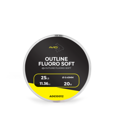 OUTLINE FLUORO 20m- 25lb/11.36kg- .45mm