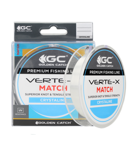 Golden Catch Nylon Line Verte-X Match 150m Crystaline 0.181mm
