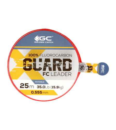 Golden Catch X-Guard Fluorocarbon Leader 25m 0.555mm
