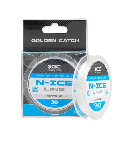 Golden Catch Nylon Line N-Ice 30m Crystaline 0.165mm