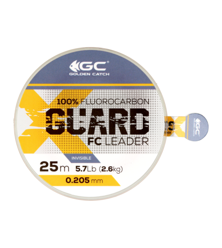 Golden Catch X-Guard Fluorocarbon Leader 25m 0.200mm