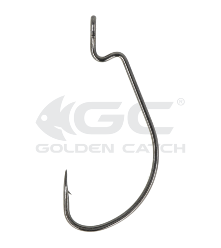 Golden Catch Offset Hook Okappari 4091BN №3/0(4pcs)