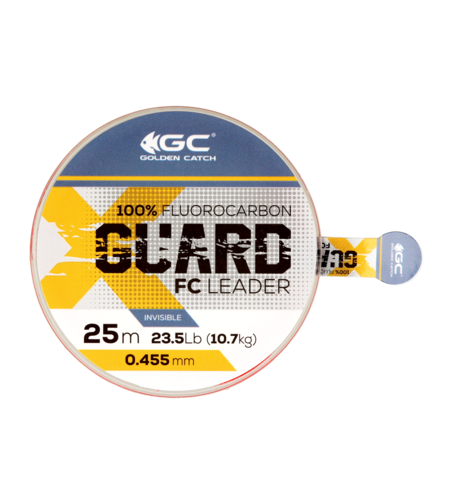 Golden Catch X-Guard Fluorocarbon Leader 25m 0.455mm