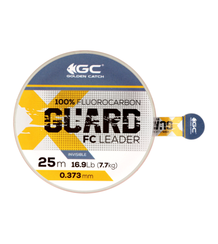 Golden Catch X-Guard Fluorocarbon Leader 25m 0.373mm