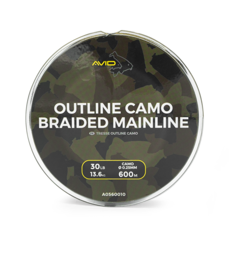 OUTLINE CAMO BRAIDED MAINLINE 30LB 600M