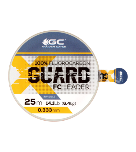Golden Catch X-Guard Fluorocarbon Leader 25m 0.333mm