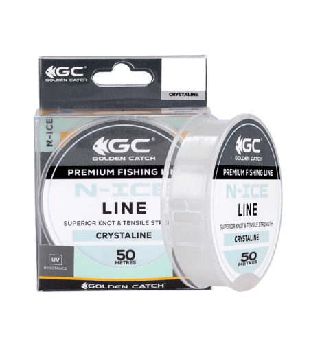 Golden Catch Nylon Line N-Ice 50m Crystaline 0.203mm