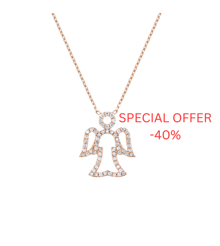0.30 ct Angel diamond necklace