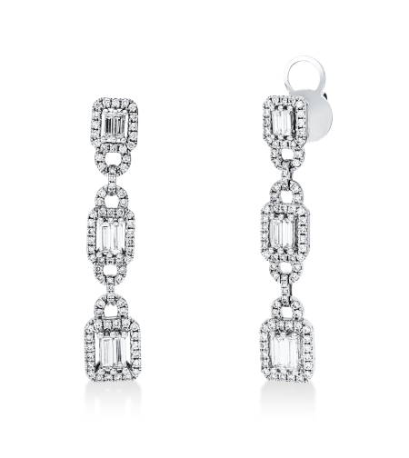 2.07 ct Diamond earrings