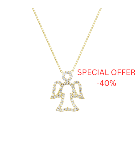0.30 ct Angel diamond necklace