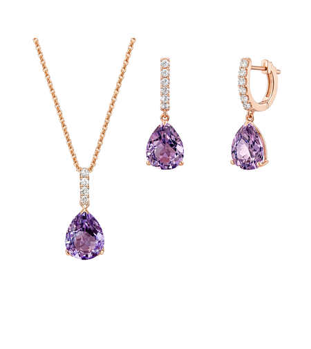 7.23 к Сет с аметисти и диаманти