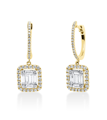 1.02 ct Diamond earrings
