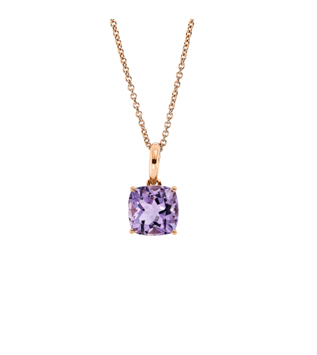2.40 ct Necklace with amethyst