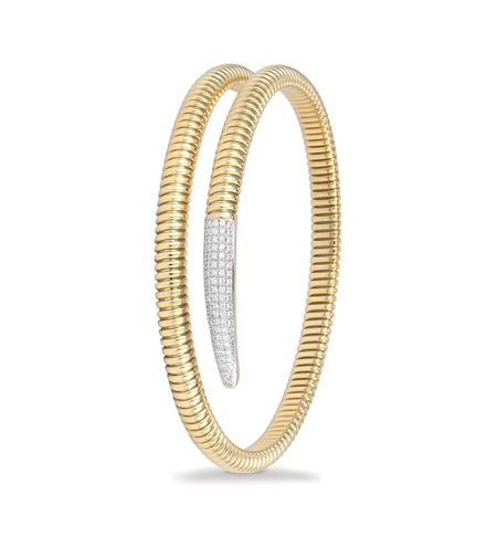 0.36 ct Diamond bracelet in yellow gold