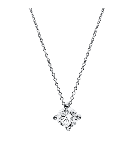 1.01 ct Round brilliant diamond necklace