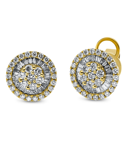 0.98 ct Diamond earrings