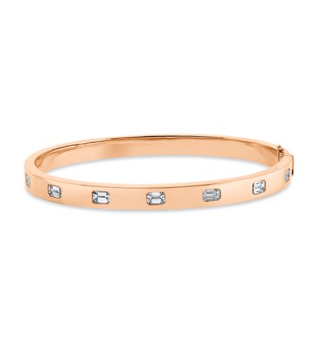 1.20 ct Bracelet with diamonds in rose gold