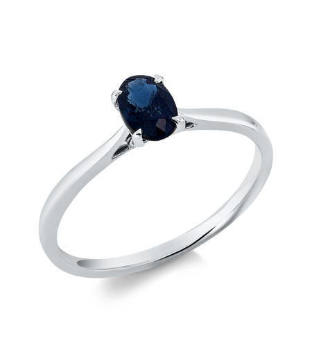 0.62 ct Ring with sapphire
