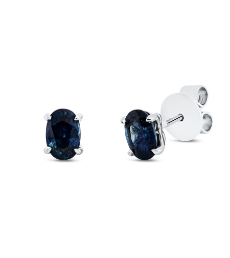 1.29 ct Sapphire earrings