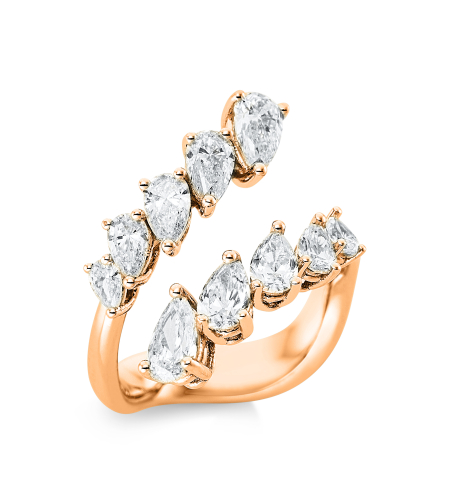 1.93 ct Rose gold diamond ring