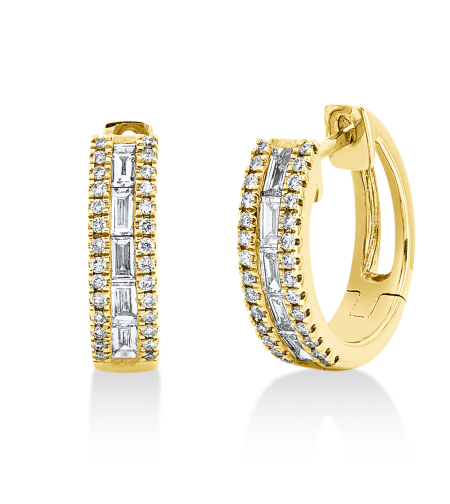 0.58 ct Diamond earrings