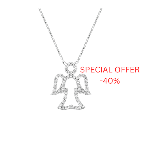 0.30 ct Angel diamond necklace