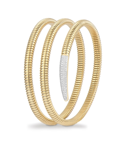 0.36 ct Diamond bracelet yellow gold